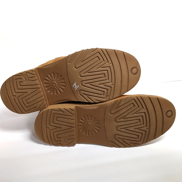 UGG Quincy UGG-plush Faux Shearling Lined Combat Mini Boots - Picture 15 of 15